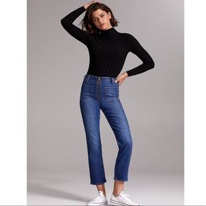 📌 Aritzia DENIM FORUM Just Peachy Straight Jeans